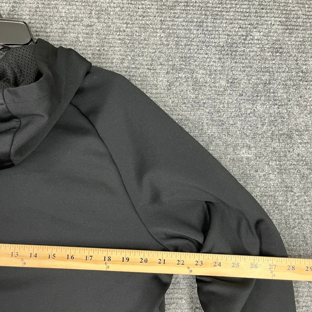 Nike Hoodie Mens L Just Do It Graphic Black Dri-FIT Performance Activewear